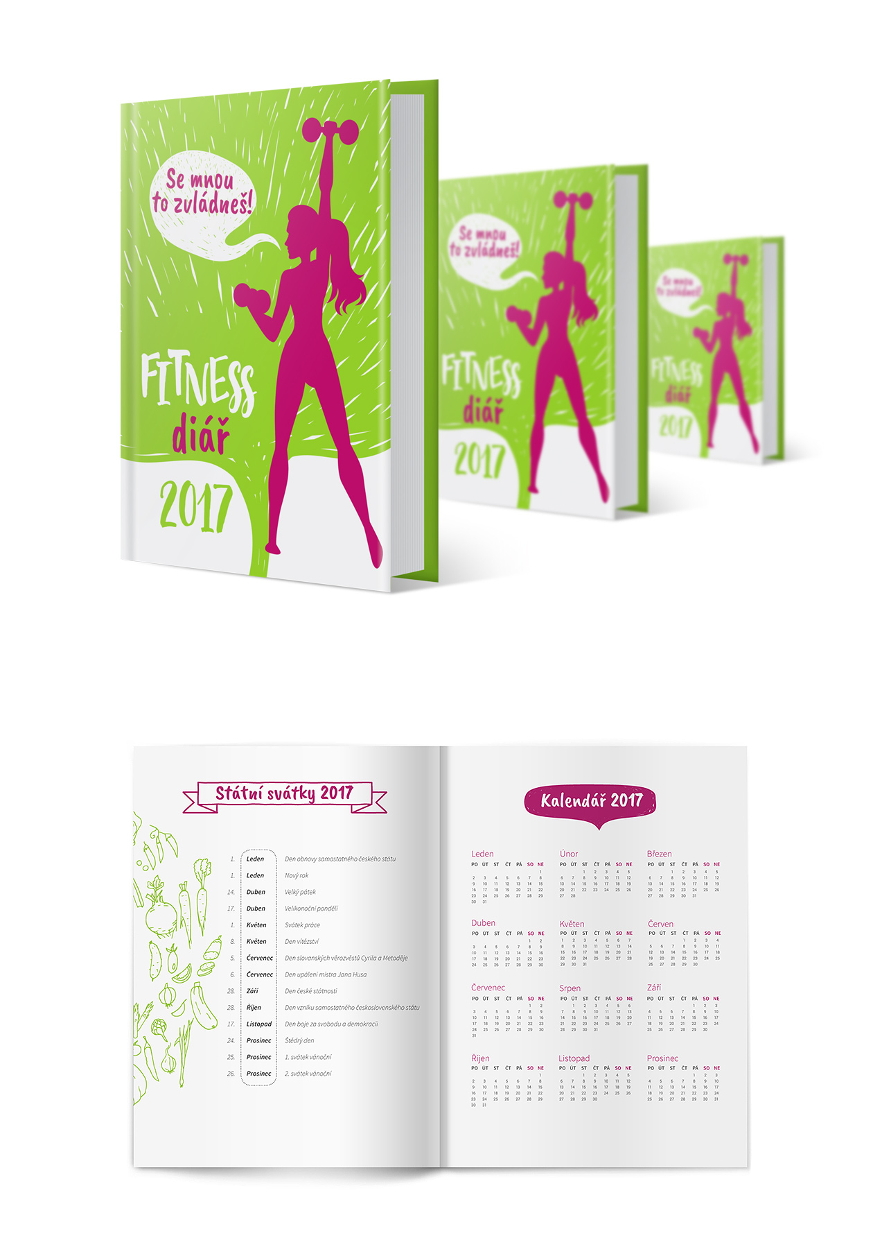 packaging fitness diary MAISON D'IDÉE