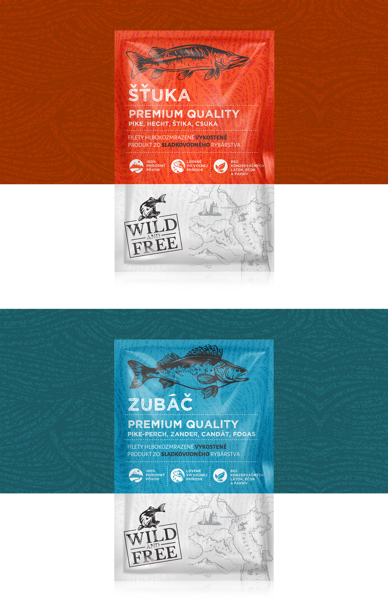 packaging Wild anf free Fish MAISON D'IDÉE