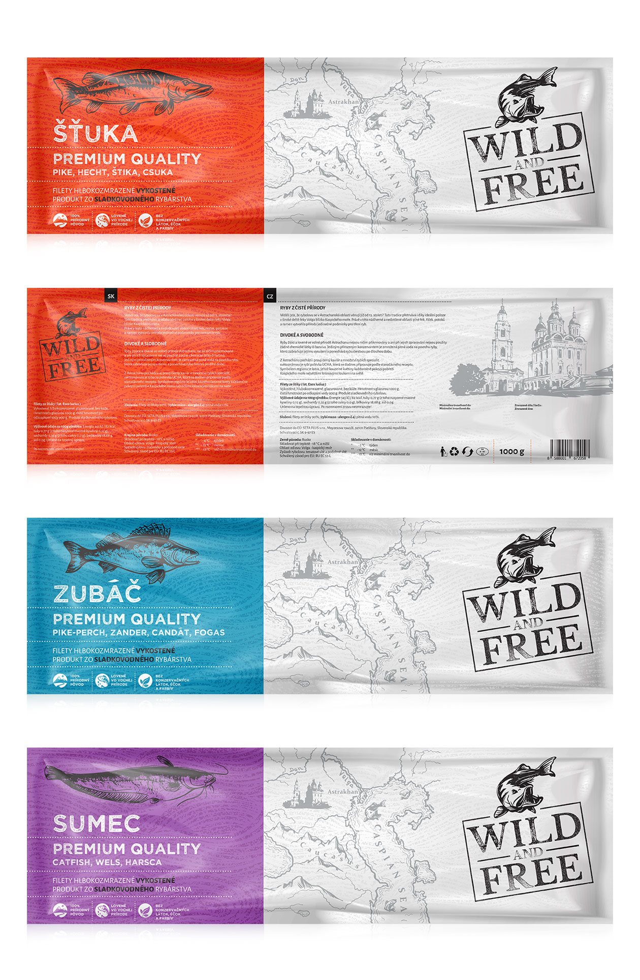 packaging Wild anf free Fish MAISON D'IDÉE