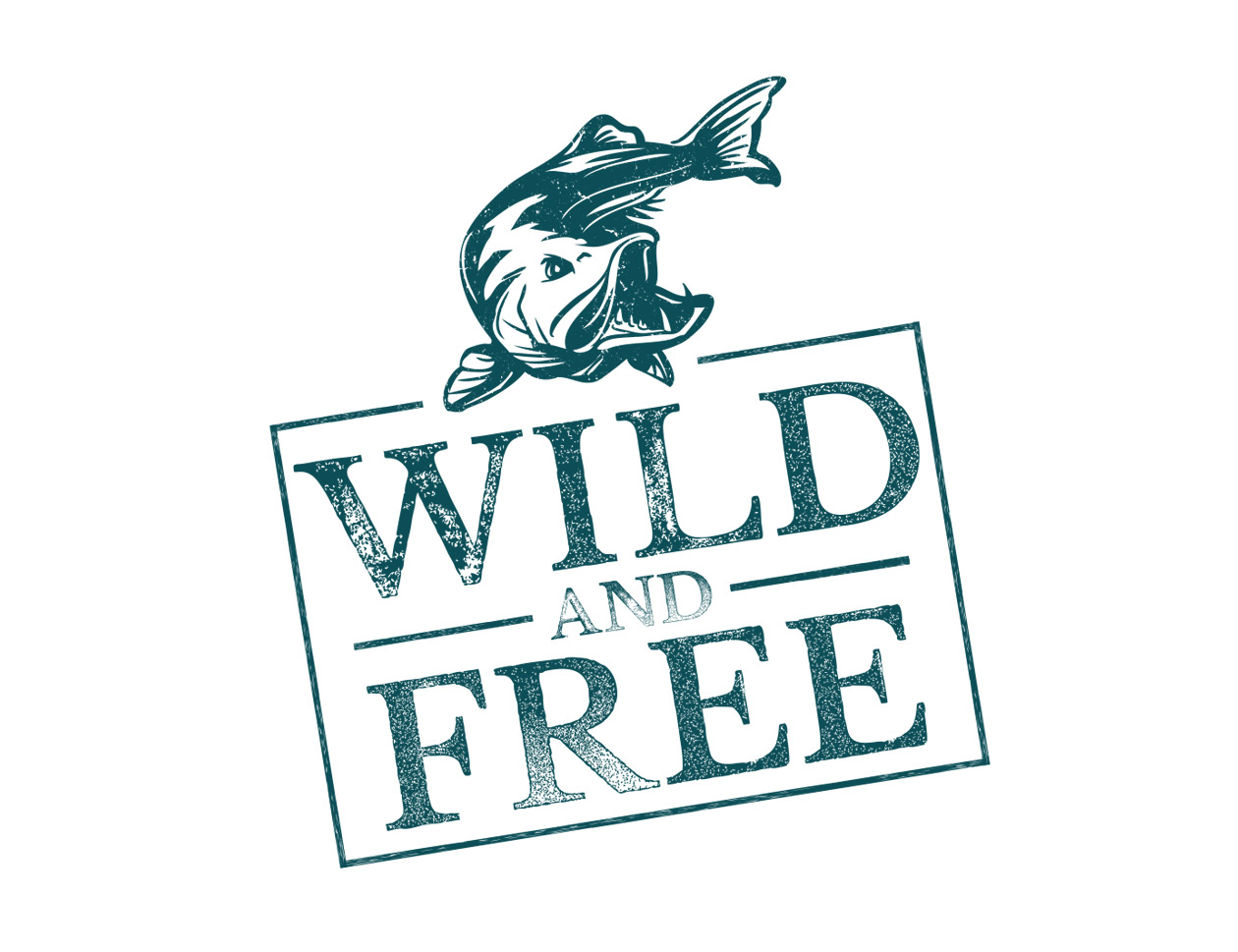 illustration Wild and free Fish MAISON D'IDÉE