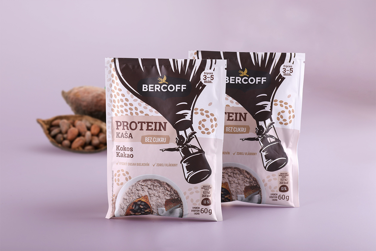 bercoff kase packaging design ilustration