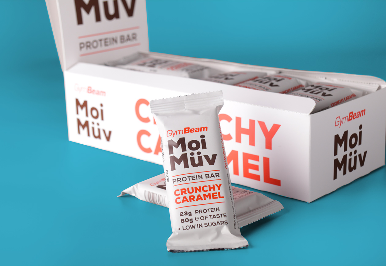 gymbeam moi muv packaging