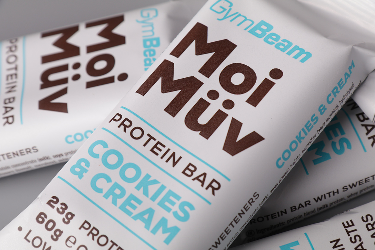 gymbeam moi muv packaging