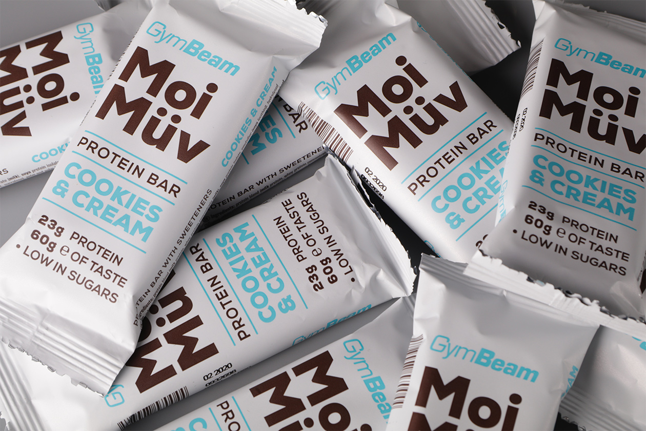 gymbeam moi muv packaging