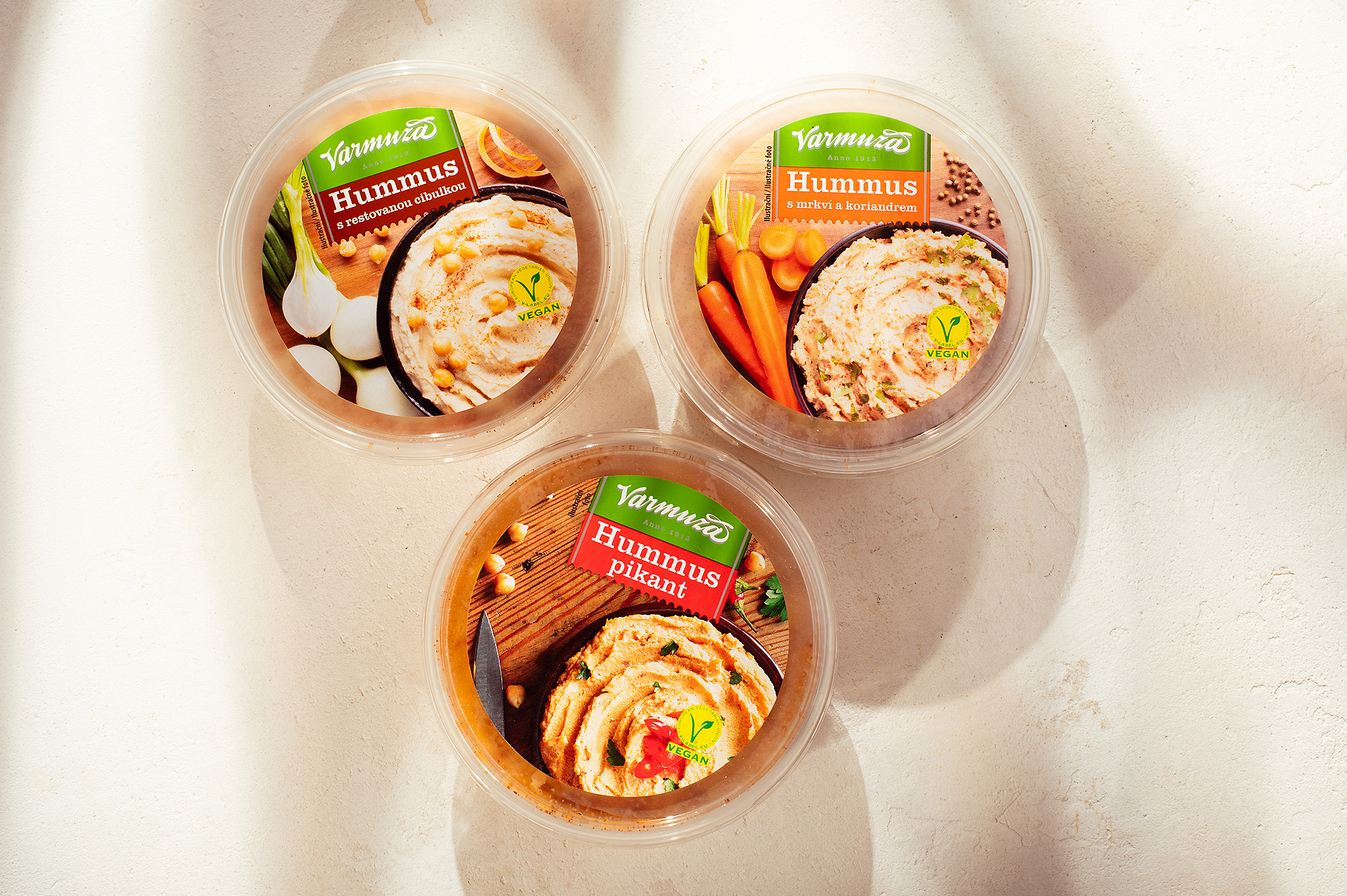 varmuza hummus humus natierka product packaging