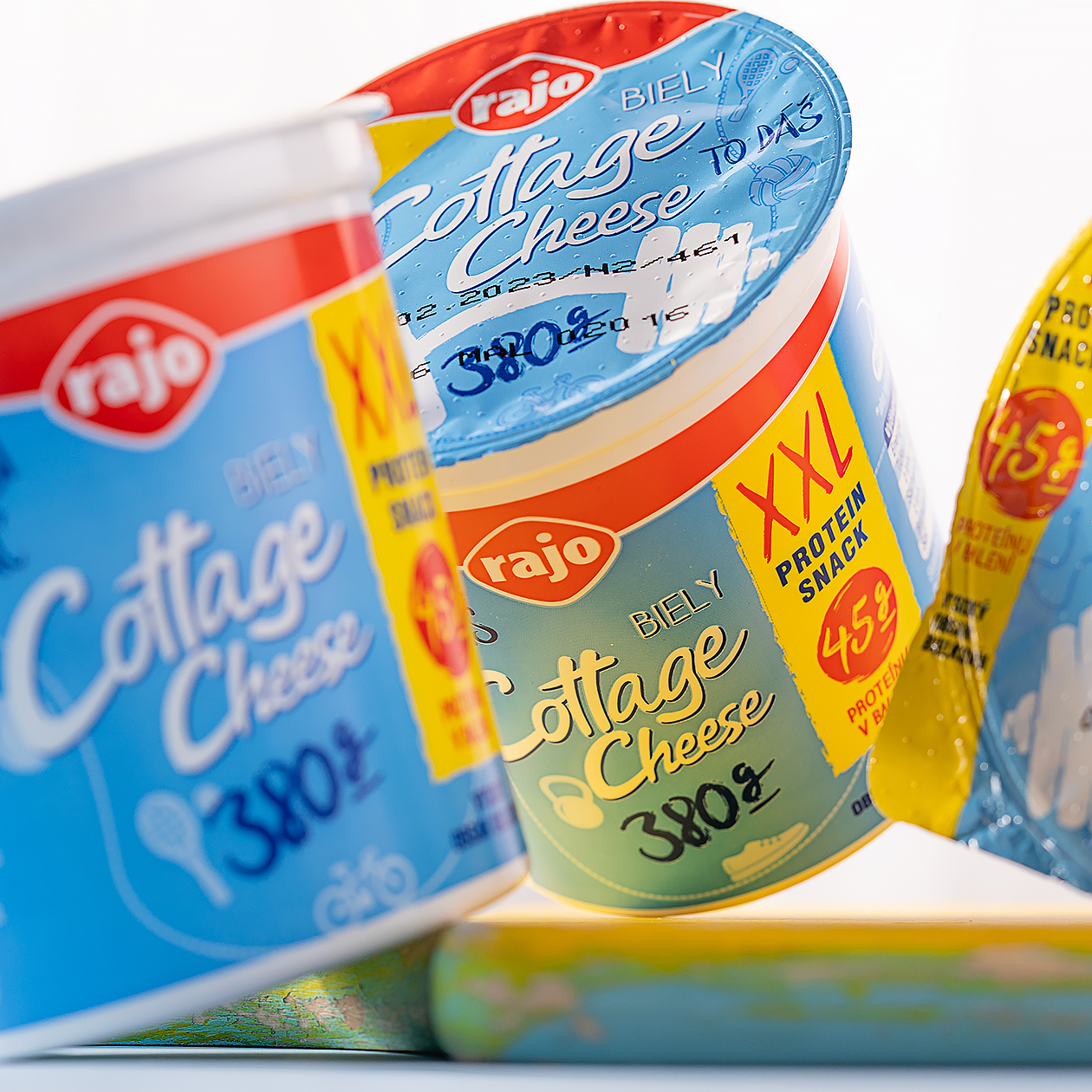 rajo cottage cheese 380g packaging