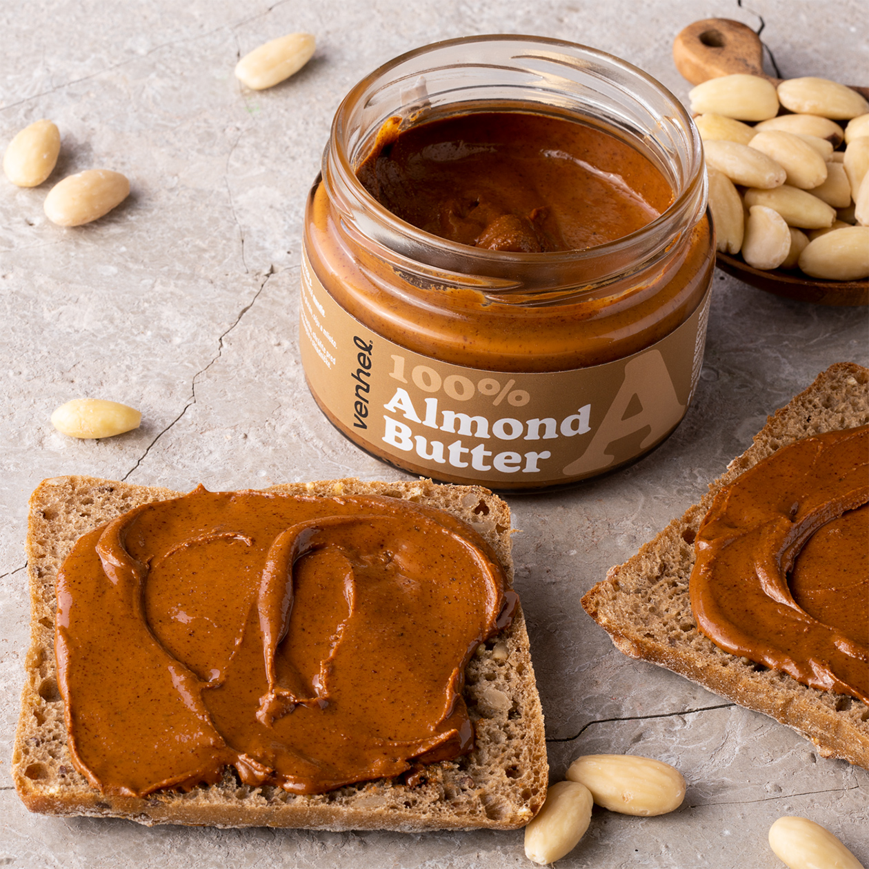 venhel packaging almond butter