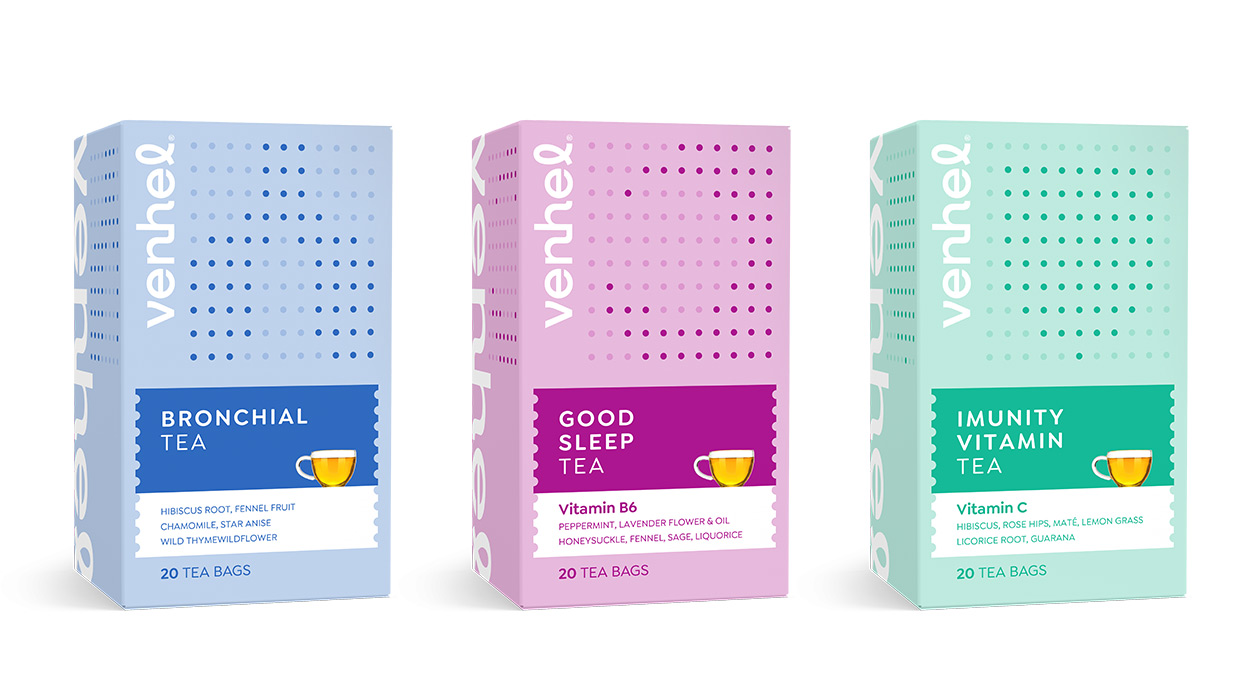 venhel tea medical packaging