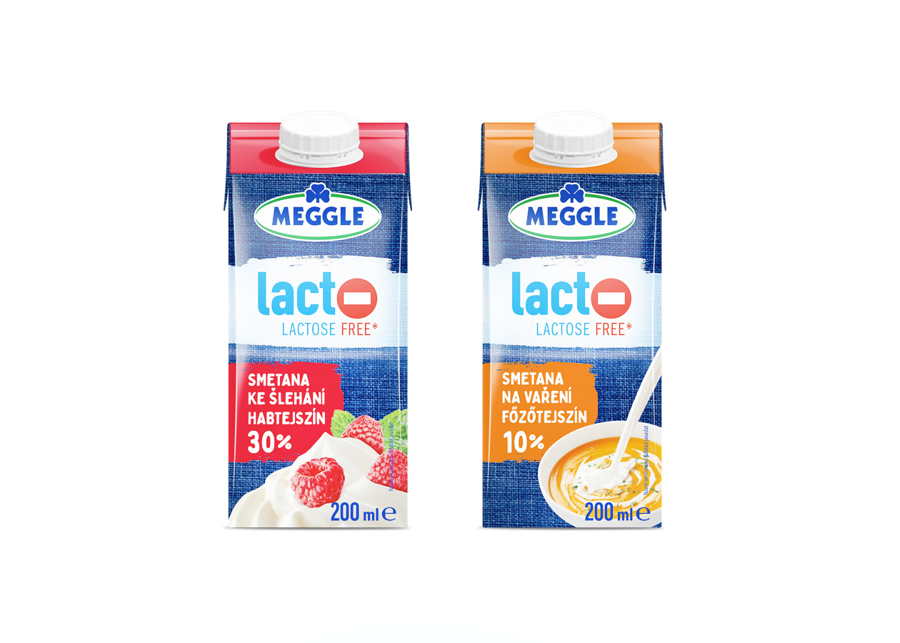 packaging meggle lactose free