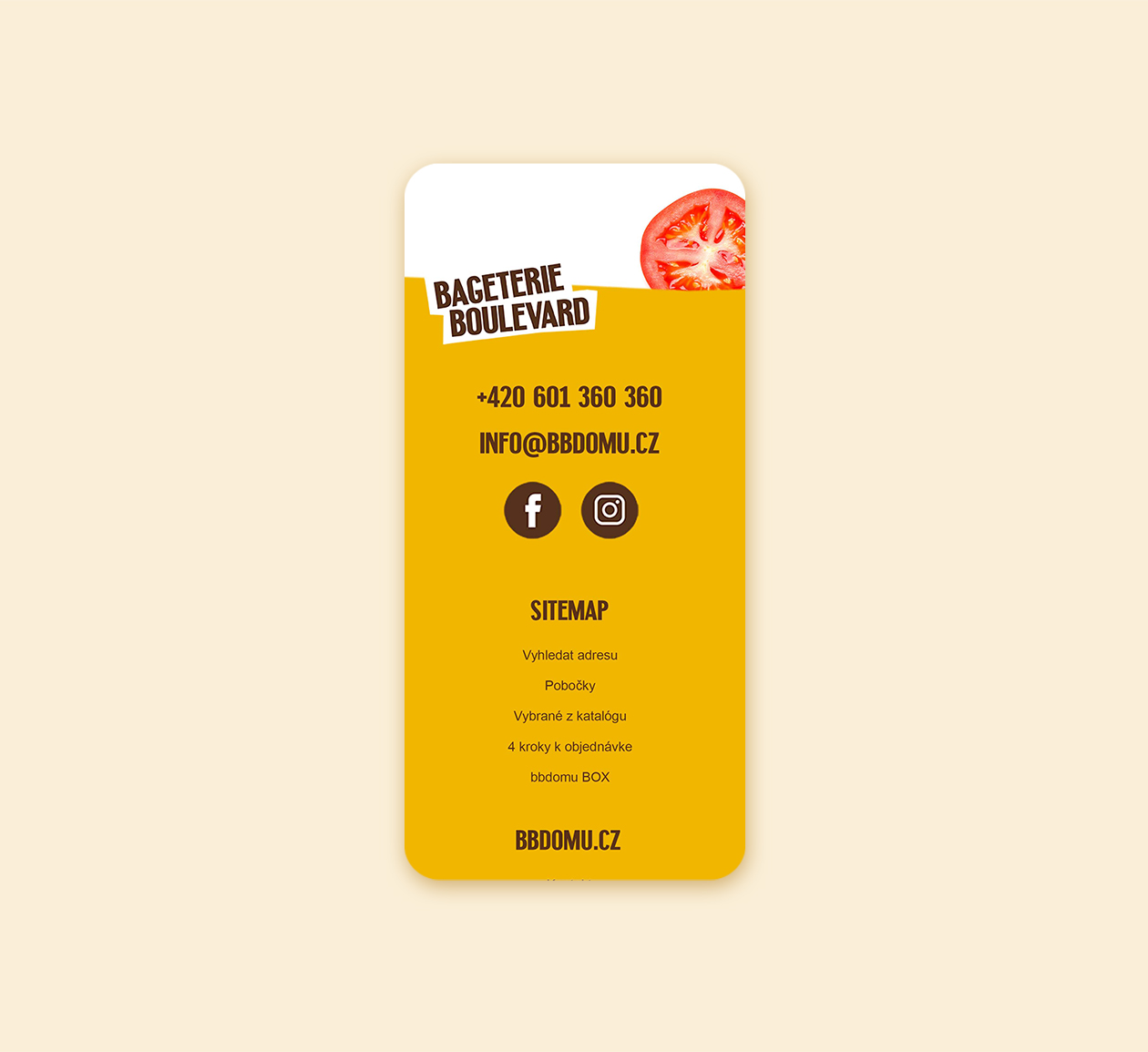 bageterie boulevard food delivery app design ui ux