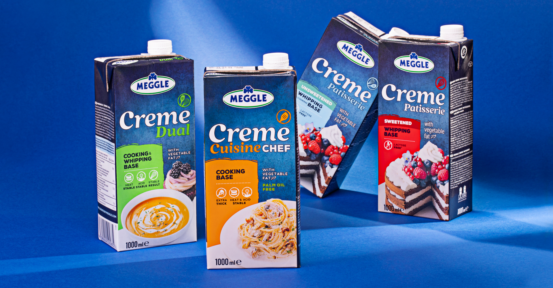 meggle creme packaging design