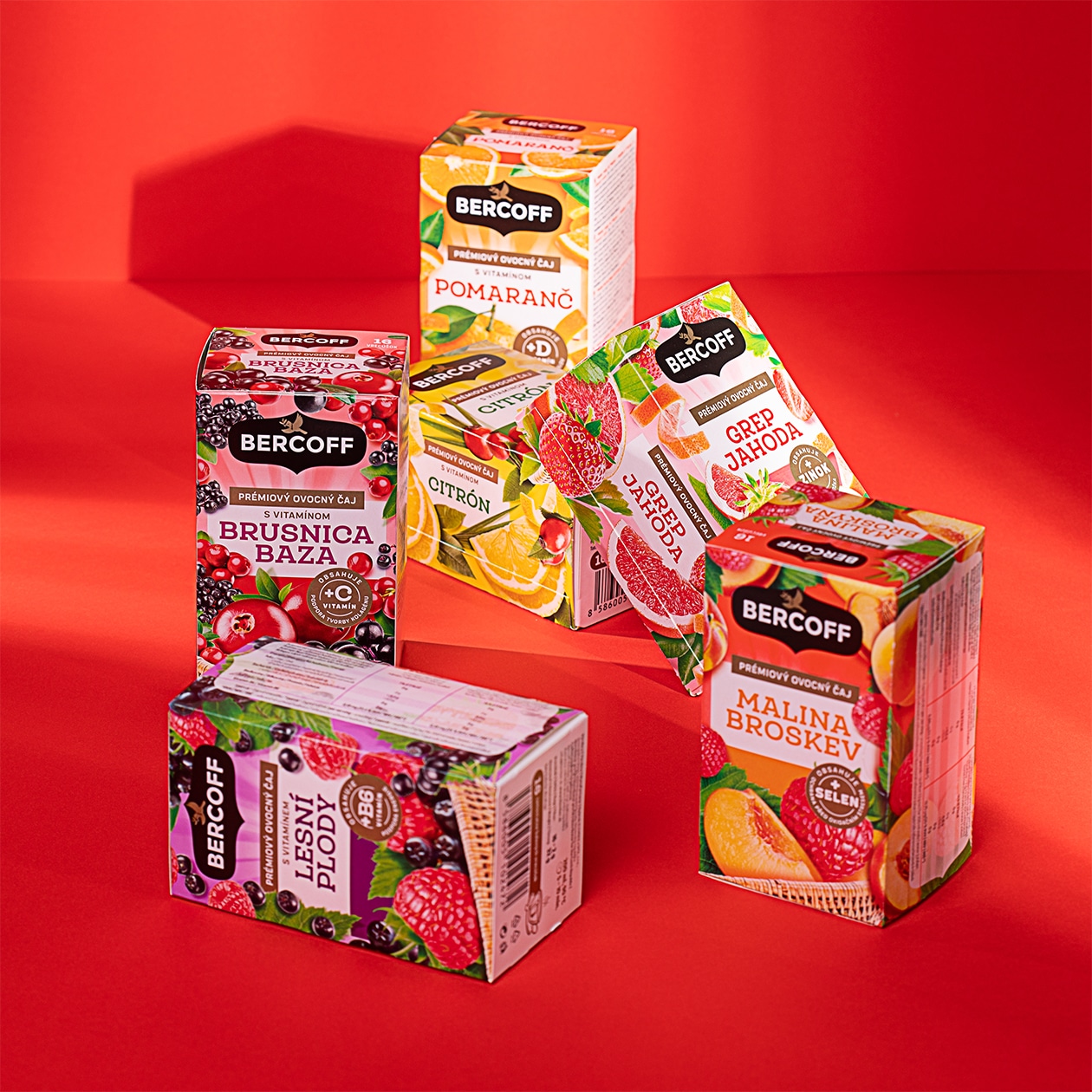 bercoff tea fruit packaging