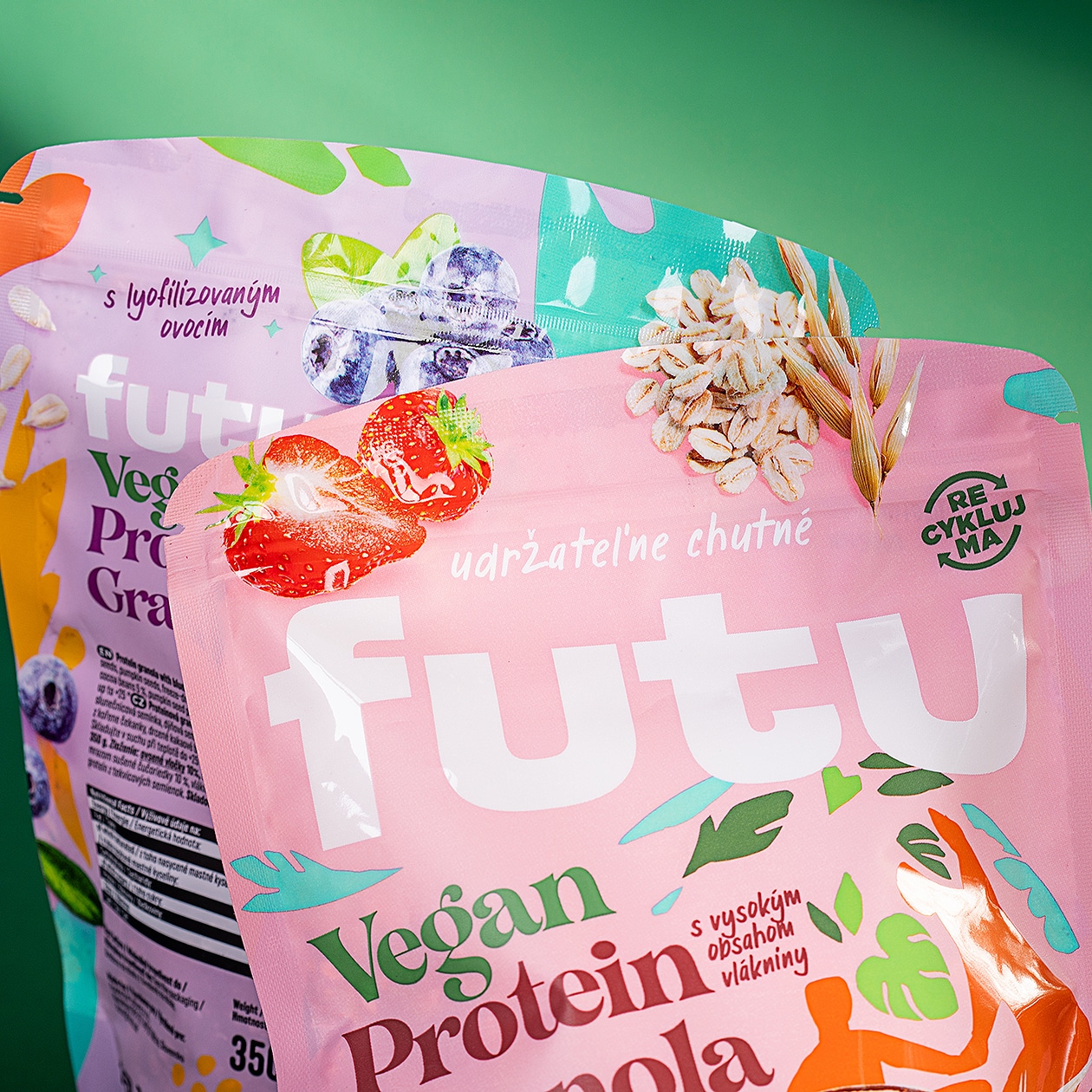 packaging futu vegan protein granola