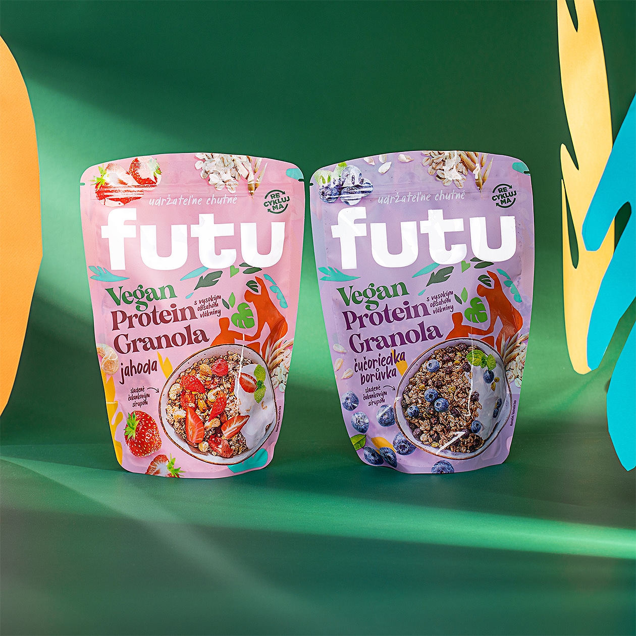 packaging futu vegan protein granola