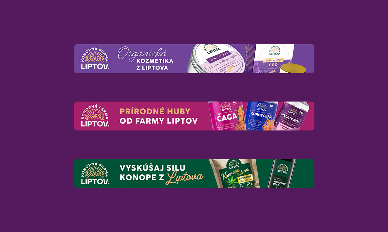 konopna farma liptov branding