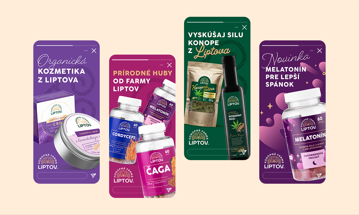 konopna farma liptov branding