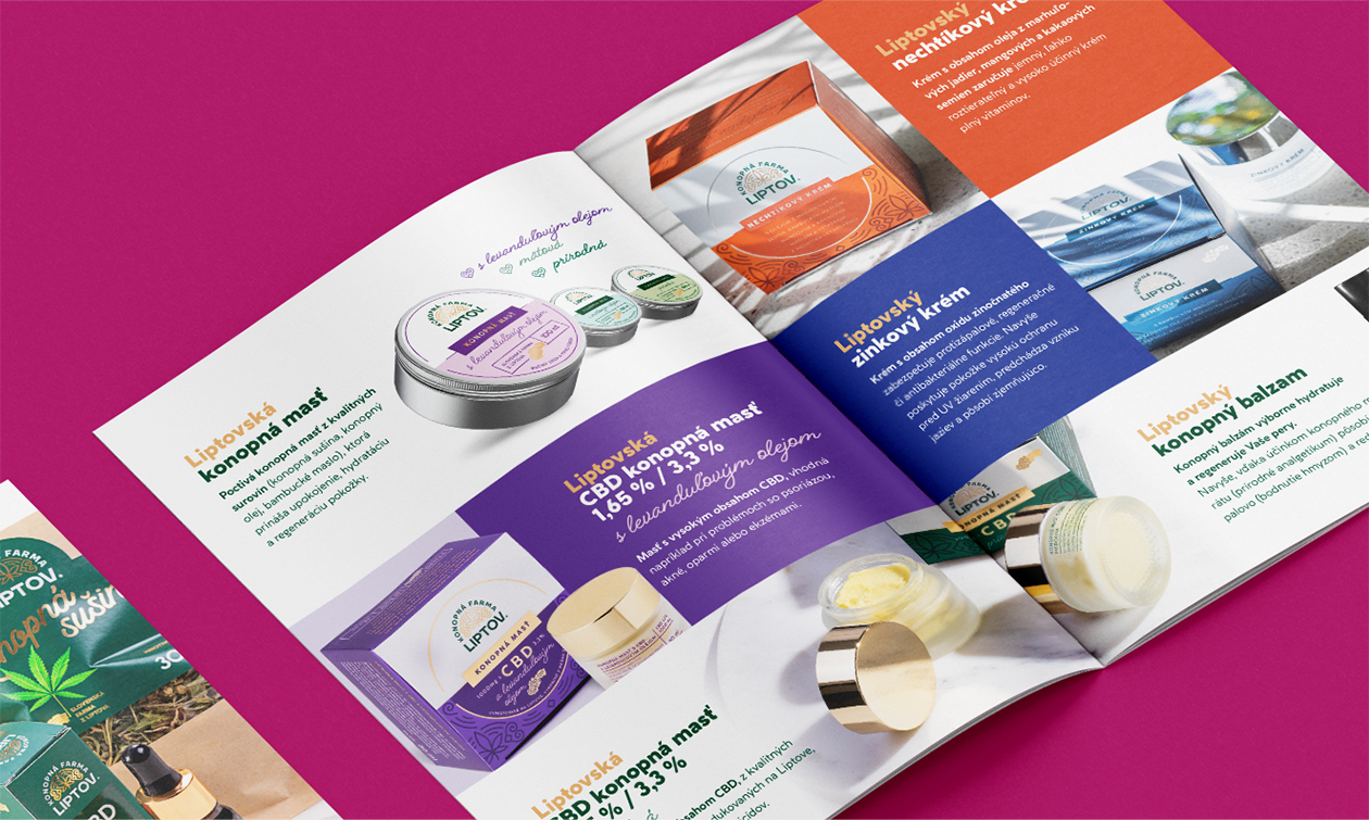 konopna farma liptov branding