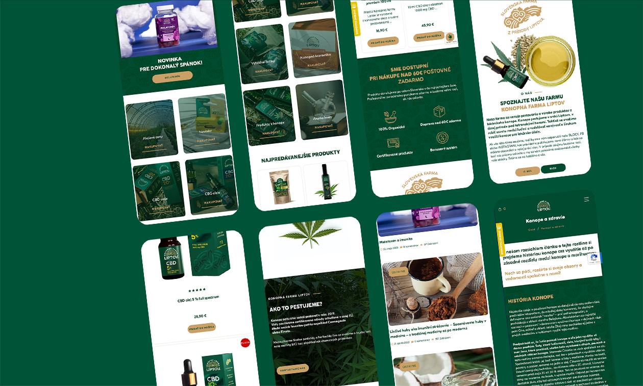 konopna farma liptov branding