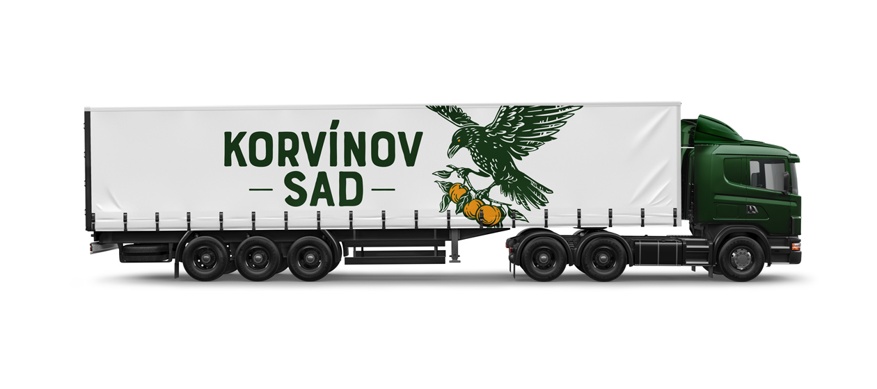 korvinov sad logo branding