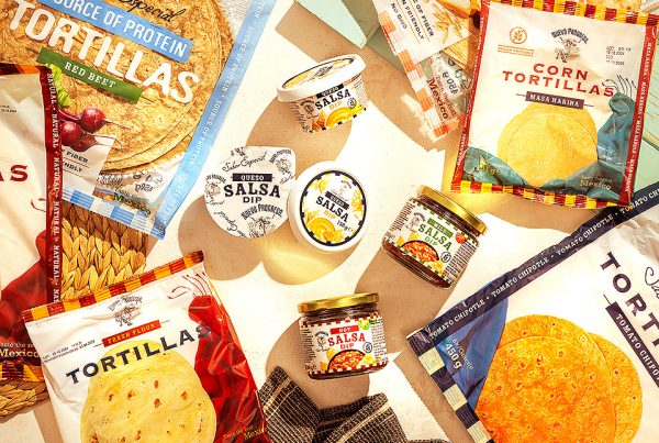 Nuevo-progreso-tortillas marinades salsa dip queso packaging vegan