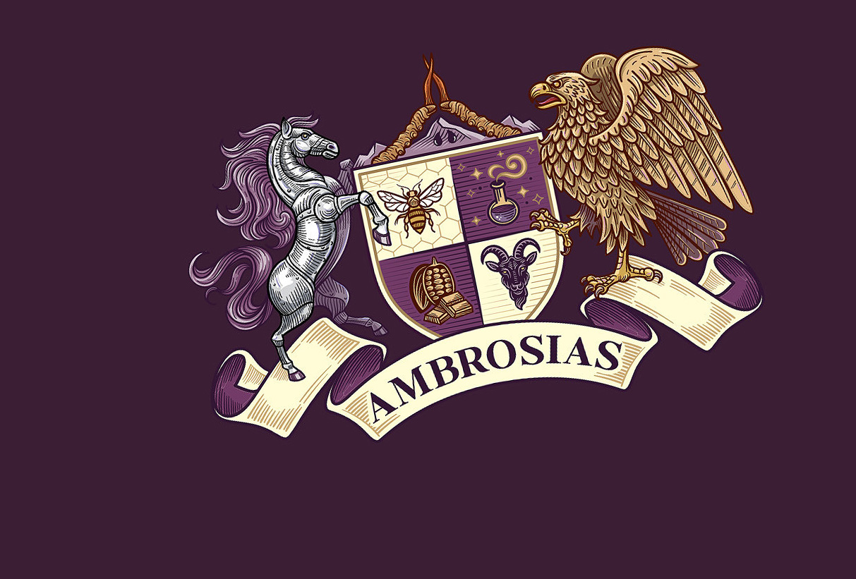 Logo Design and Visual Identity for AMBROSIAS