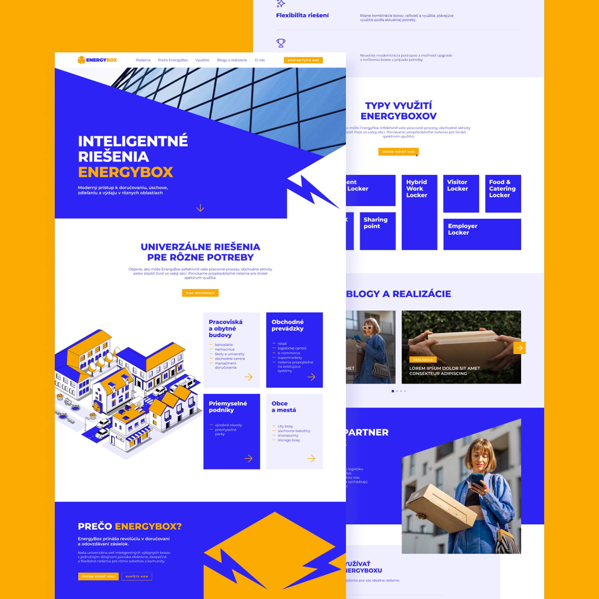 energysun energybox branding visual identity print modern bold visual