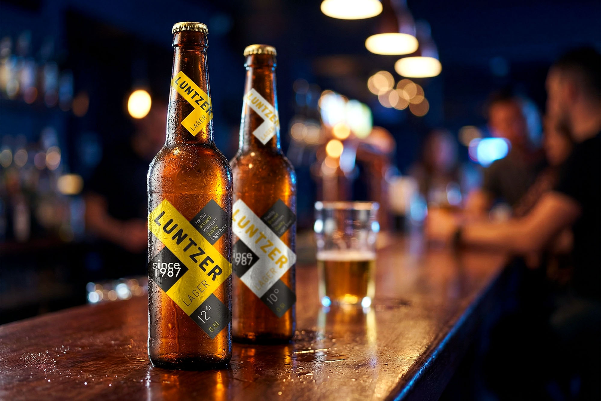 Luntzer beer beverage bottles packaging 1