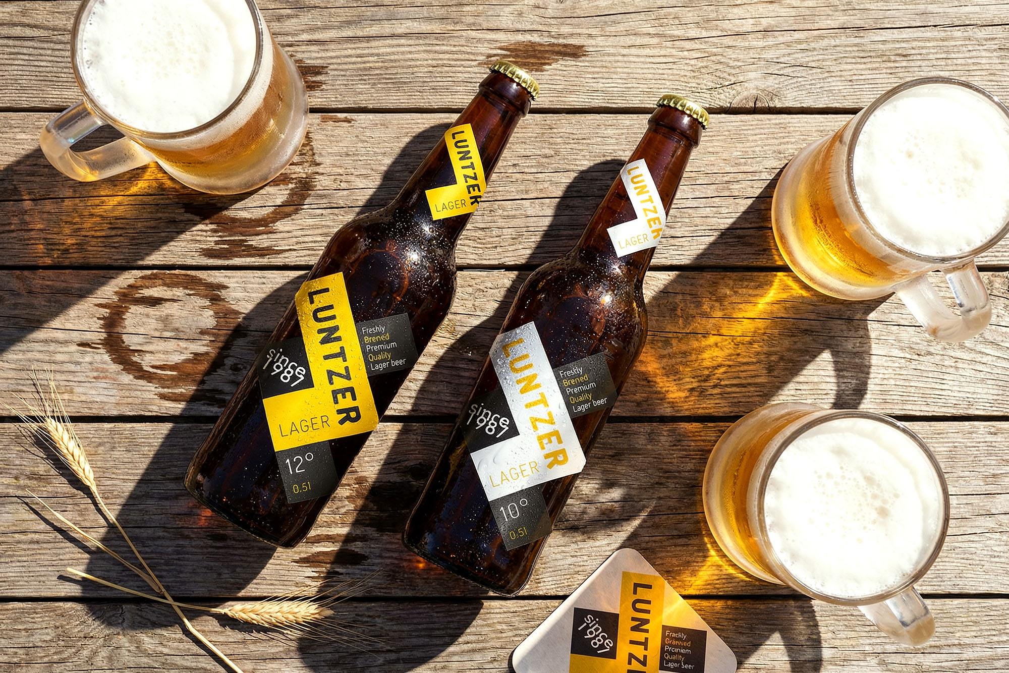 Luntzer beer beverage bottles packaging 2