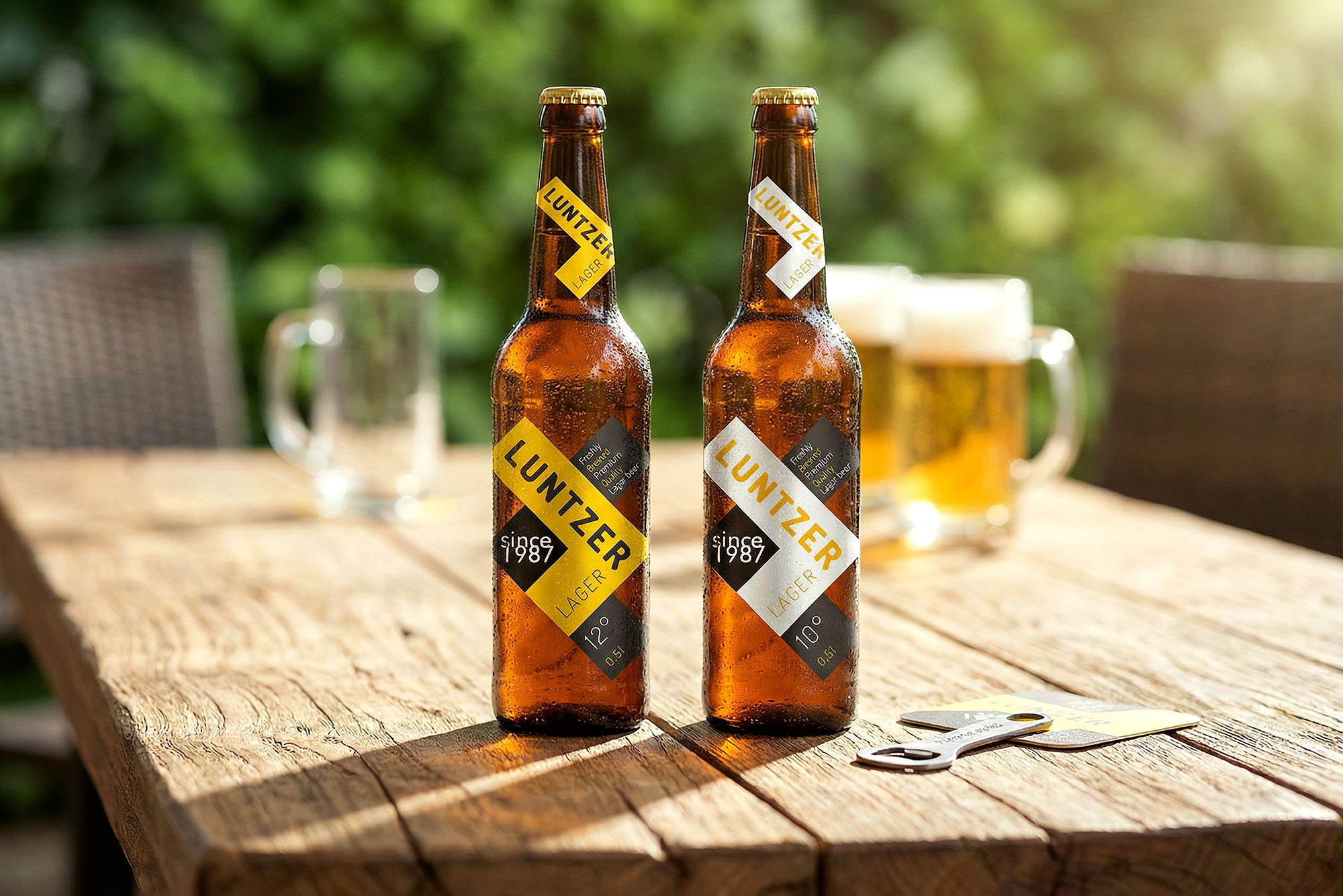 Luntzer beer beverage bottles packaging 3