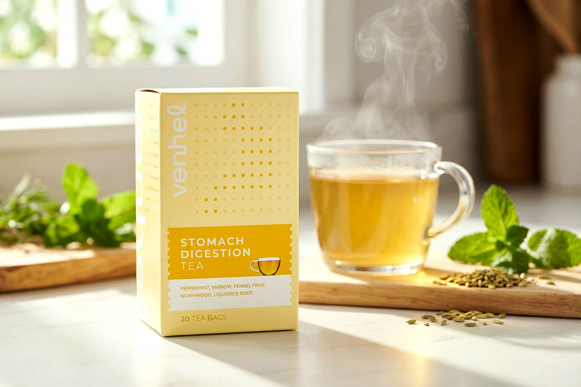 Venhel tea kids colorful modern packaging 1