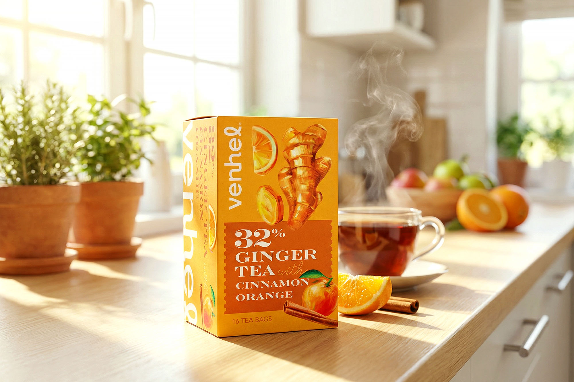 Venhel tea kids colorful modern packaging 3