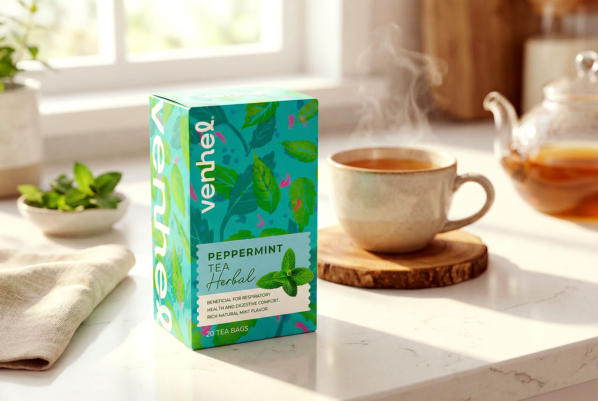 Venhel tea kids colorful modern packaging 6