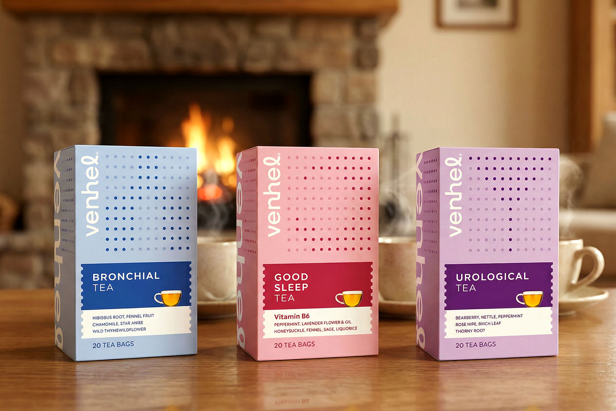 Venhel tea kids colorful modern packaging 9