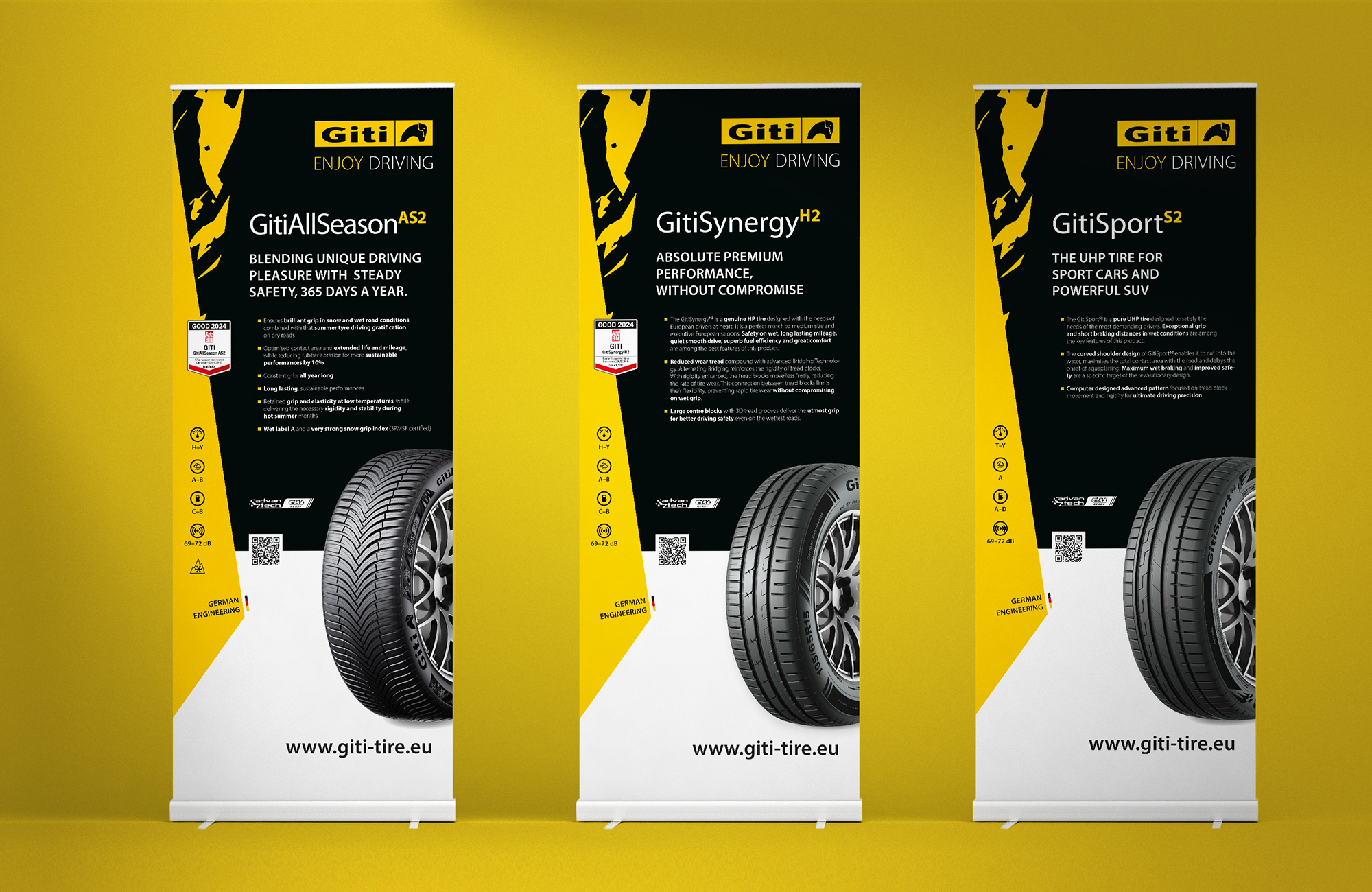 Global Graphic Design Service for Giti Tires Germany