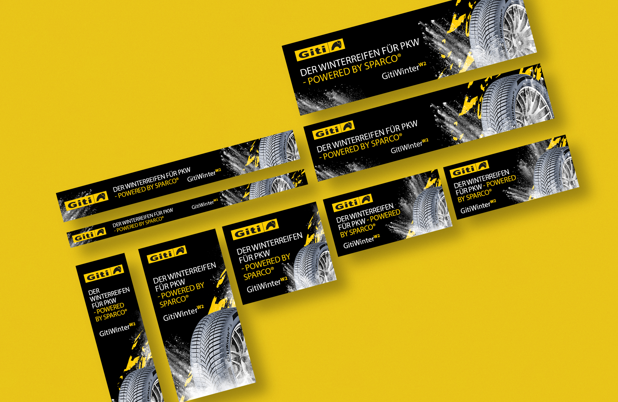 Global Graphic Design Service for Giti Tires Germany