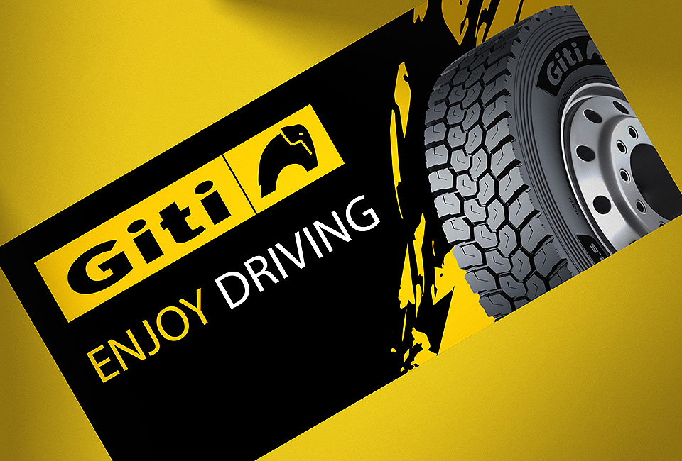 Global Graphic Design Service for Giti Tires Germany