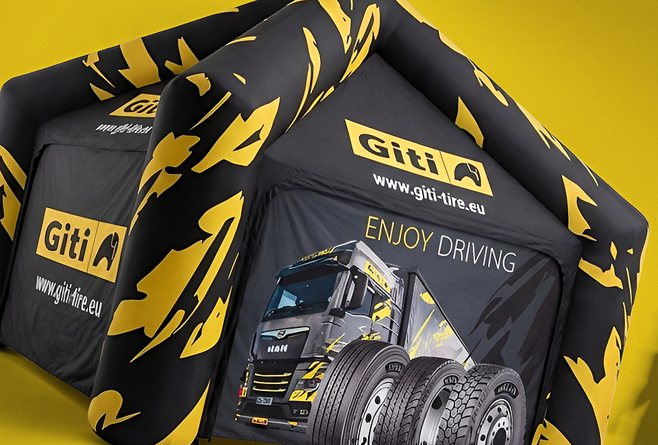 Global Graphic Design Service for Giti Tires Germany