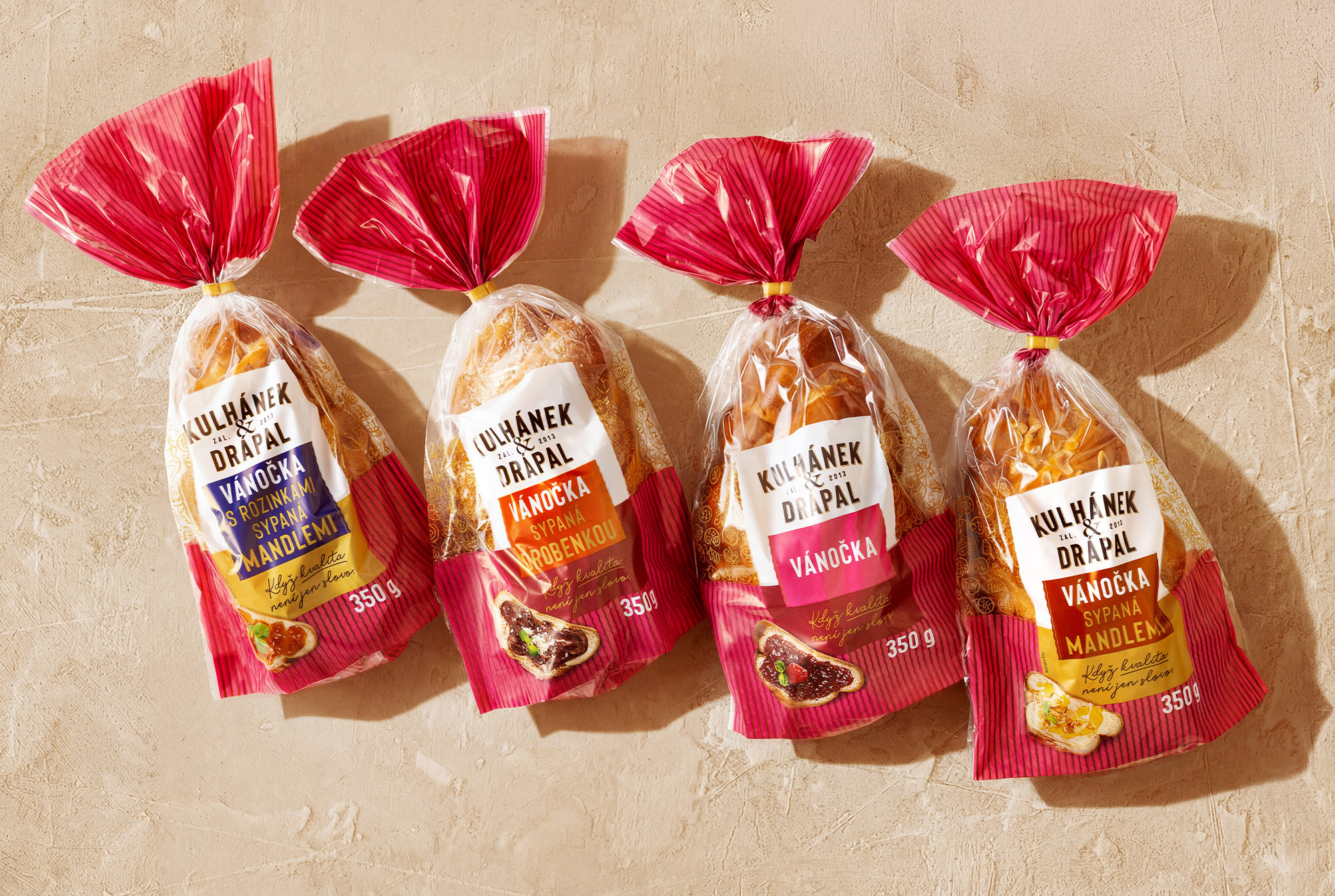 Packaging design Kulhánek & Drápal