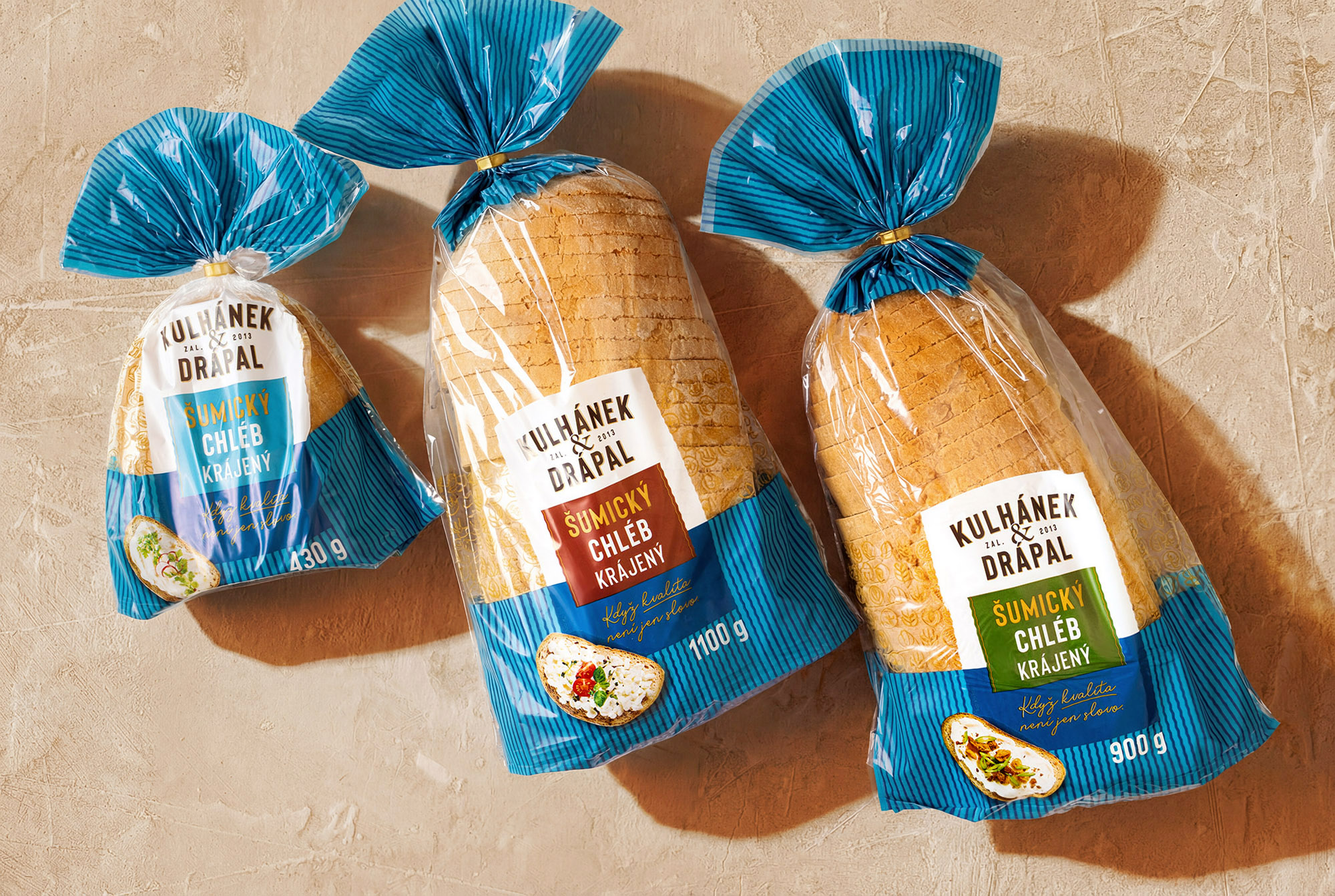 Packaging design Kulhánek & Drápal