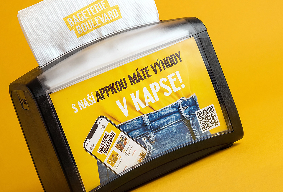 Communication design for the new Bageterie Boulevard