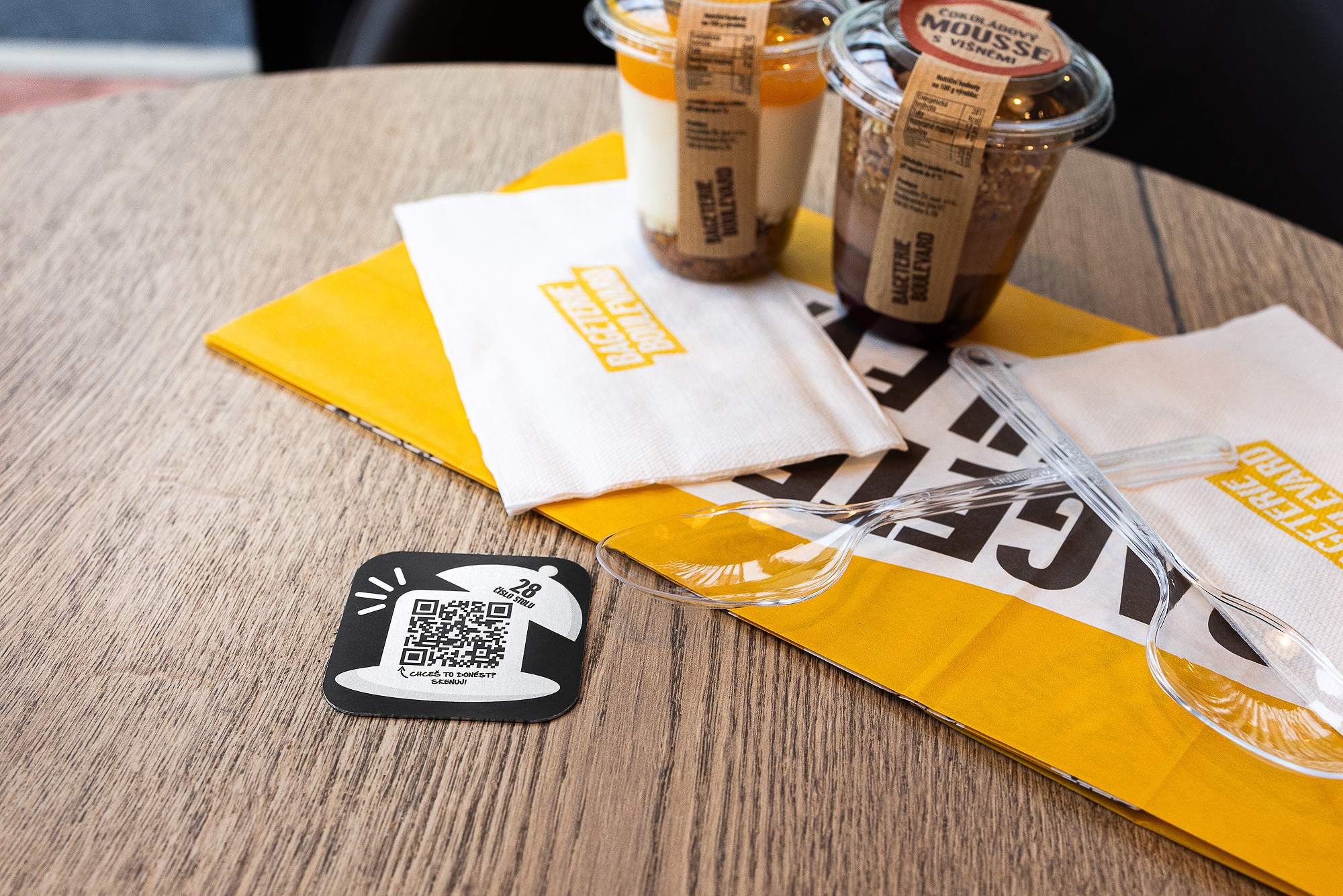 Bageterie Boulevard Branding QR