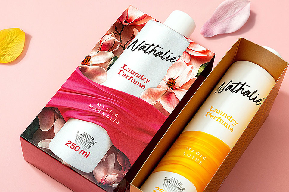 Nathalie Laundry Perfume Packaging for MILIT